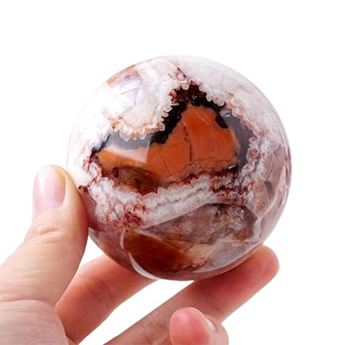 Esfera de geoda coleccionable tallada con patrón de dragón premium