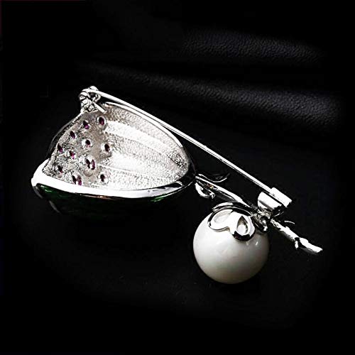 Broches Lotus pour Femmes Perle Imitation Blazer Pull Mode