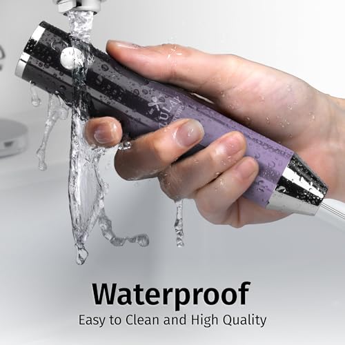 Image of Zulay Kitchen Rechargeable Milk Frother Handheld - Frother Wand, Drink Mixer, Electric Whisk Frother, for Cappuccinos, Matcha & Protein Powder - Lux Double Whisk 2 Speed Waterproof 2000mAh Purple