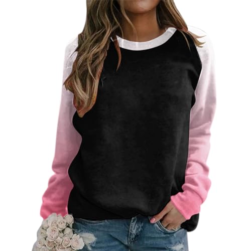 Sweats haut à manches longues imprimé et pull mignon femme taille L - 4