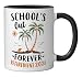 Schools Out Forever Retirement 2026 Gift Retired Teacher Ceramic Mug, Black/White