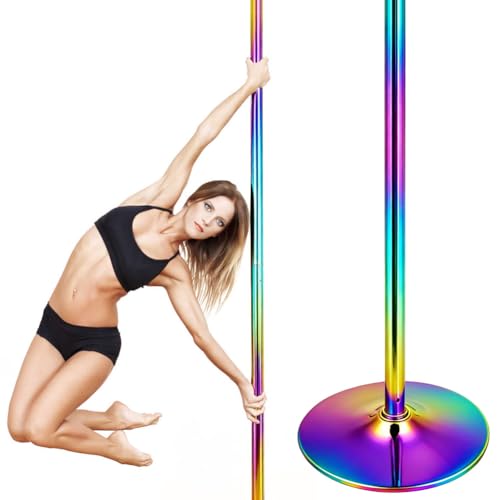 T-explorer Dance Pole Professional Dancing Pole Kit Spinning Removable Portable 45mm Poles for Dancing Home Club Bar Party Gym Exercise Fitness