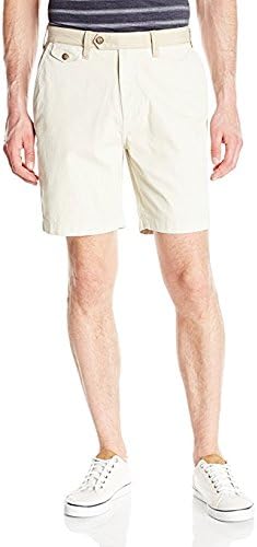 Vista 2 de Nautica Pantalones cortos de lona de algodón de ajuste moderno para hombre