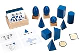 MontessoriPlus® Geometrische Körper, Holz Lernmaterial Mathe & Geometrie