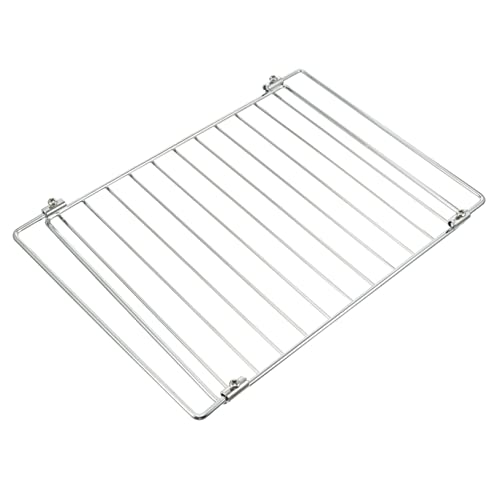 Milisten Rejilla para Asar Inoxidable Resistente para Horno Eléctrico y Barbacoa Diseño Práctico y Antideslizante y Alta Temperatura