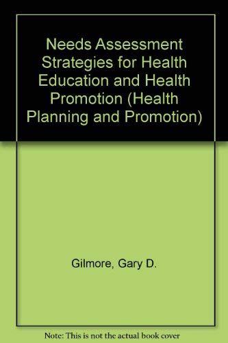 Needs Assessment Strategies for Health Educatio... 0697292290 Book Cover