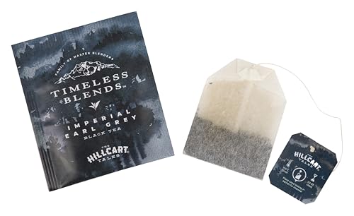 Image of Timeless Blends by The Hillcart Tales Imperial Earl Grey Tea Bags 100 Pieces, Premium Black Tea Leaves With Sweet Natural Bergamot Flavour, Natural Immunity Booster & Antioxidants, 200 gms