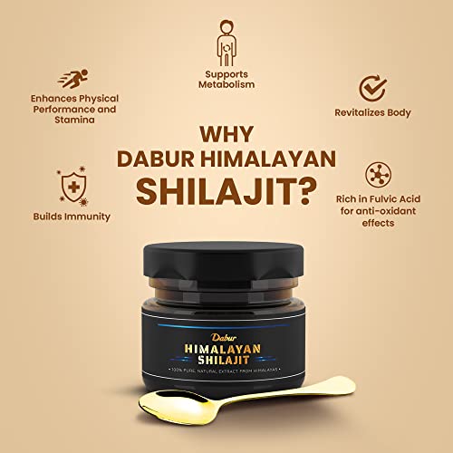 Image of Dabur 100% Pure Himalayan Shilajit Resin 15g | Boosts Stamina and Energy| Immunity Booster & Dabur Giloy Neem Tulsi Juice -1L