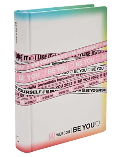 Agenda scolaire Be You Be TWILIGHT – U Be yourself standard jaune orange dégradé 2020-2021 + porte-clés brillant + stylo coloré + marque-page