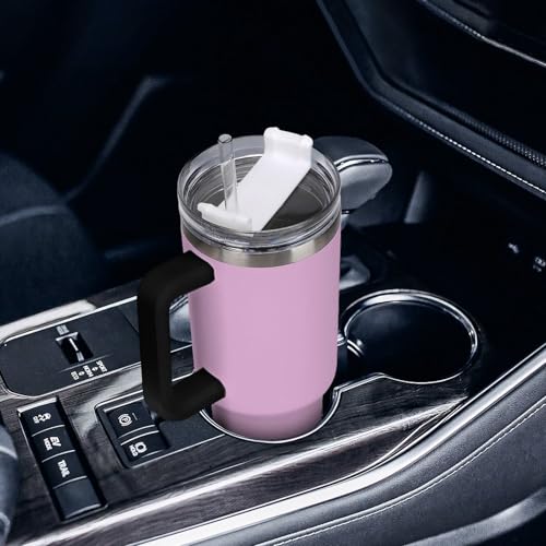 Gobelet isotherme nomade rose avec paille pour rester hydraté - 8