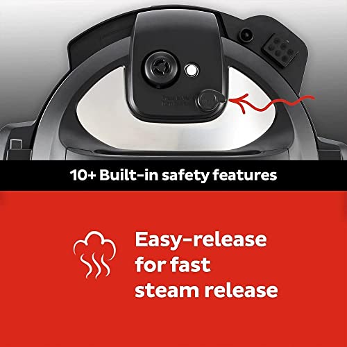 Instant Pot Duo Crisp 11-in-1 7.6 Litre Multi-Lid Electric Pressure Cooker with Air Frying, Steaming, Slow Cooking, Sauté, Drying and Air Fryer