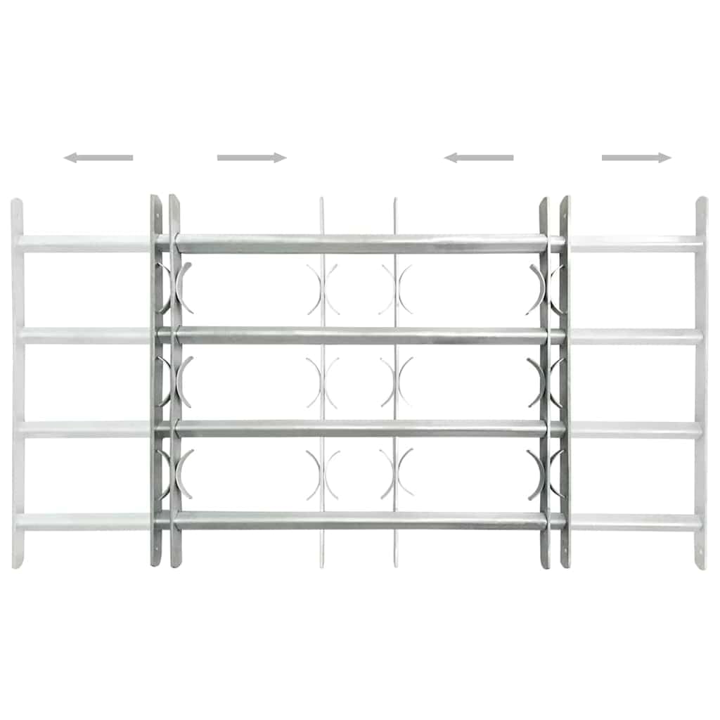 Rejilla de seguridad antiintrusión, rejillas ajustables de seguridad de ventanas 2 piezas 1000-1500 mm para ventanas de sala de estar, dormitorio