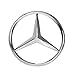 Mercedes-Benz Chrome Front Grill Star Emblem for C-Class, E-Class