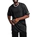 Champion mens Classic Jersey Tee Shirt, Black, Large US