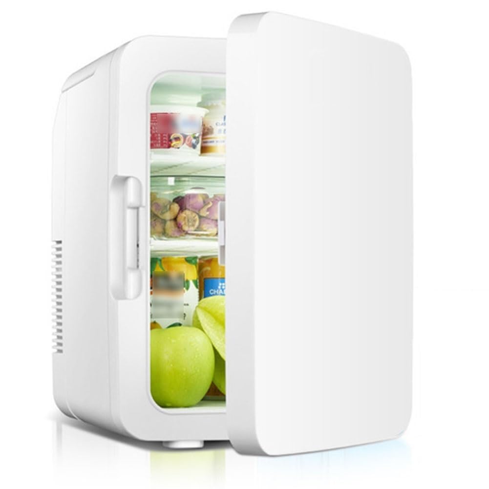 10L Mini-congélateur De Réfrigérateur Pour La Chambre Réfrigérateur De Table Portable Refroidisseur De Boissons Pour Chauffage Alimentaire Idéal Pour La Chambre Et Le Petit Espace De Bureau AC + DC(Wh