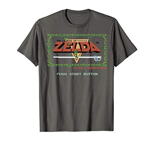 Nintendo Legend of Zelda Classic NES Title Screen T-Shirt T-Shirt