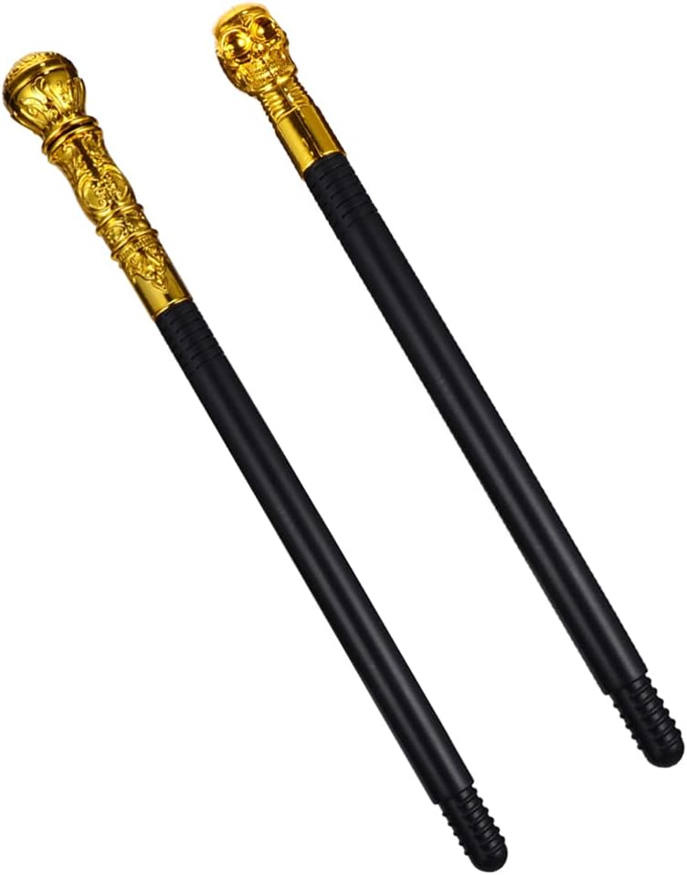 YARNOW 2pcs King Scepter Royal Scepter Party Scepter Queen Scepter Dress Up Scepter King Costume Role- Play Accessory for Kids Children