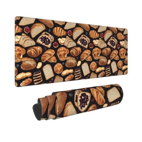 Tapis de souris de jeu pour le bureau et la maison grand format 80 cm motif fun