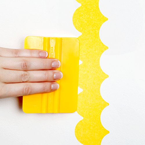 Frogtape 282548 Shape Painting Tape, 1.81-Inch X 25-Yard Roll, Yellow Scallop Design #TOP3