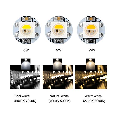 SK6812RGBW Puces LED 100PCS RVB + Blanc Naturel 5V Module 5050SMD Pixels - 3