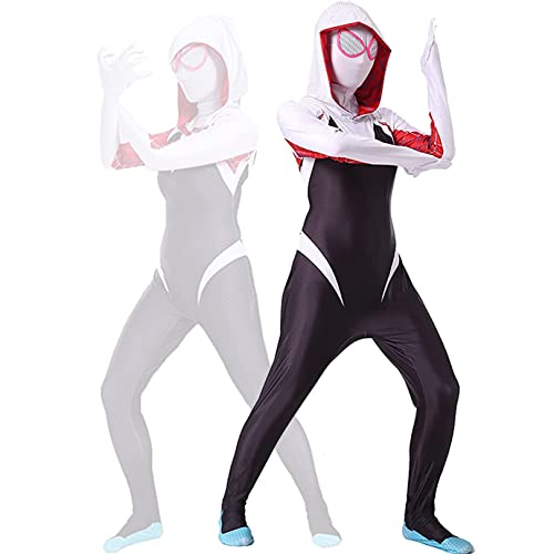 MODBE Spider Gwen Costume Suit, Bambini Adulti