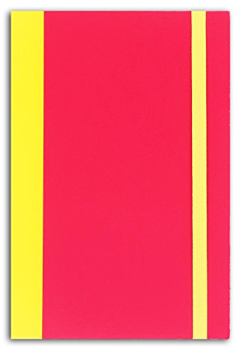 Toga D.I.Y Notebook, Paper, Red/Yellow, 10 x 15 x 0.8 cm, Rouge/ Jaune, 10 x 15 x 0,8 cm - Image 4