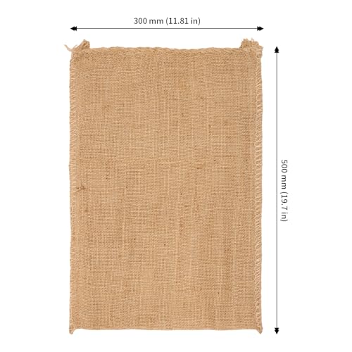 Sacos de yute para patatas JAPCHET de 30x50 cm en color marrón, pack de 12 unidades para verduras 3