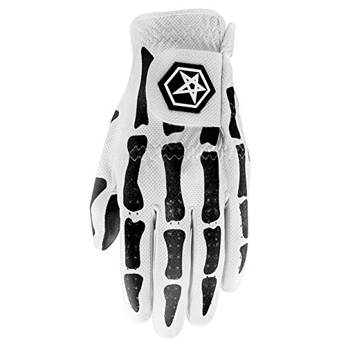 Men's Asher DEATHGRIP White Golf Glove --XXL (goes on Left Hand)