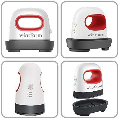 Mini Heat Press Machine, wintfarm Heat Press Machine Small Heating Transfer Press for HTV Iron-on Vinyl Projects T-Shirts Shoes Hats Pillow Crafts, Easy to Use, Red