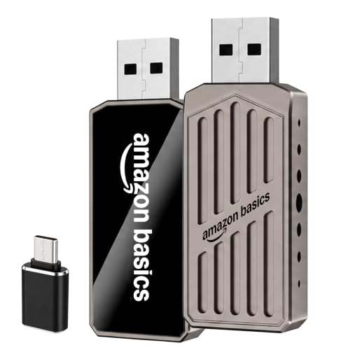Image of Amazon Basics 2-in-1 Wireless Car Receiver, Converts Wired Auto Android & CarPlay to Wireless, Bluetooth Connectivity, Only for Cars with OEM Installed Wired Android Auto /CarPlay