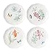 Lenox Butterfly Meadow 4-Piece Accent Plate Set, 3.79, Multi