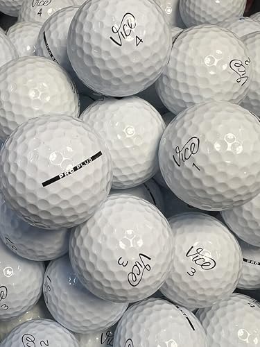 Golf Ball House… 24 Pro Plus Golf Balls for Vice/White/Near Mint (AAAA) / Used-Recycled w/Mesh Bag