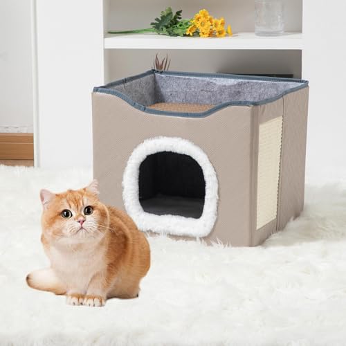 Cama para gatos resistente a arañazos que soluciona los destrozos en casa 4