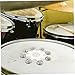 Vaguelly Cymbal Tambourine Hihat Accessory Smooth Edges for Percussion Enthusiasts Versatile Drum Bell Plates for Enhanced Musical Styles for Drum Playing Skills
