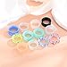 TOPBRIGHT Thin Silicone Ear Plugs Tunnels Flexible Ear Earlets Ultra Soft Ear Gauges Expander Stretchers Double Flared Flesh Ear Piercing Jewelry 12pairs 00g For Men and Women
