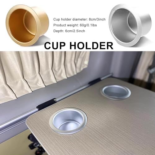 Mesa de picnic plegable para optimizar el interior de campers 6