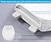 Toilet Seat Parts, Toilet Cover Repair Kit 1150464-0/1109093-0 Hinge Kit Hinges Assembly for Elongated Toilet Seat Compatible with Kohler