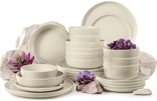 Servizio piatti natalizio orsi in ceramica 18 pezzi