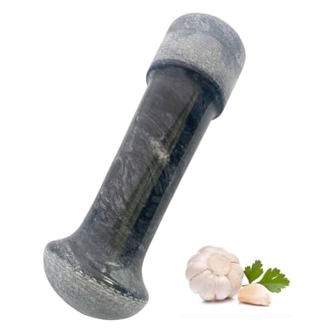 Daszui 6.3 in Granite Replacement Pestle (Only Pestle [Mortar is not Included]) Black Polishing Pestle Cover