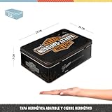 Nostalgic-Art Caja ​Plana de Metal Retro, Harley-Davidson –...
