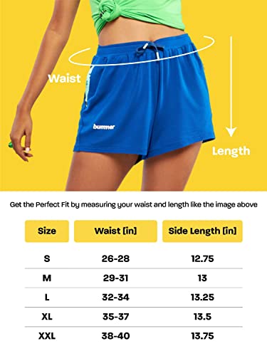 Image of Bummer Women's Solid Micro Modal Shorts | Relaxed Fit Casual Lounge Shorts with Side Pocket