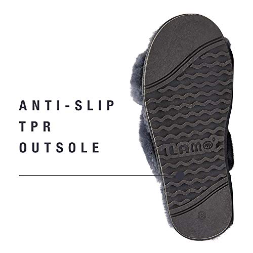 Lamo Serenity Women's Slipper - Charcoal, M3