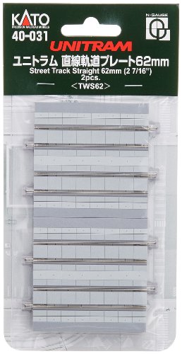 Kato N Scale Unitram KA-40-031 rails encastrés de 62mm pour conductivité fluide