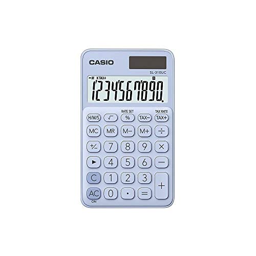Calculadora De Bolso SL-310UC 10 Dígitos Azul claro Casio