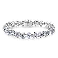 White Gold & White CZ