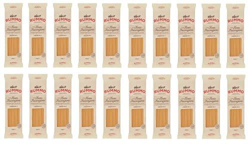 20x Rummo Linguine N°13 Pasta Lenta Lavorazione Teigwaren aus Hartweizengrieß Bronze-Zeichnung...