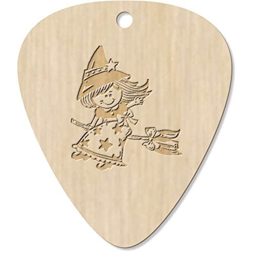 Azeeda 7 x ‘Sorcière sur Balai’ médiator/pic de Guitare (GP00026689) - Les Beatles, Paul McCartney, John Lennon, RIngo Starr, George Harrison Azeeda 7 x 'Sorcière sur Balai' médiator/pic de Guitare (GP00026689)