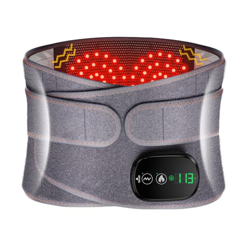 Lower Back Massager with Heat, Heating Pad for Back, Stomach...