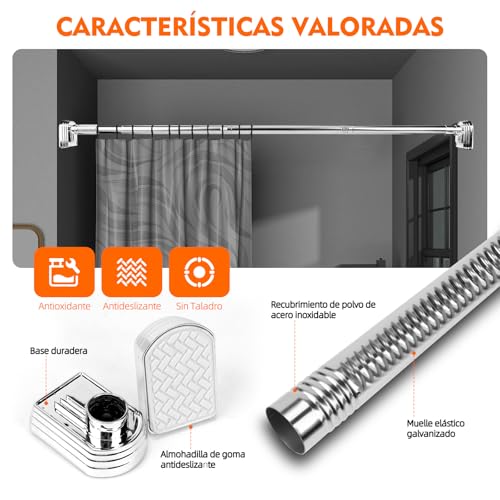 Opiniones y reviews de Tubo para cortina de baño los preferidos por los clientes. 20 Imagen adicional