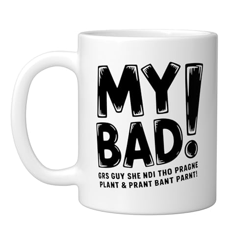 Certified Plant Overwatered Underwatered Denial Humor Ceramic Mug, White